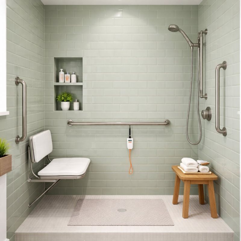 Senior Shower Installation in Lancaster, PA